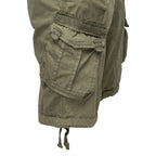 Cargoshorts för herrar från Amaci & Sons gröna från sidan