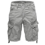 Cargoshorts för herrar från Amaci & Sons ljusgråa