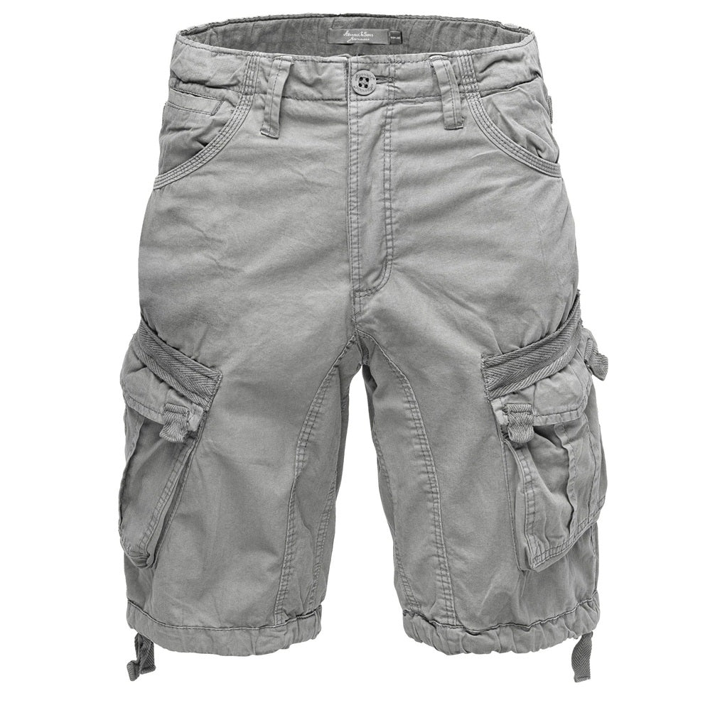 Cargoshorts för herrar från Amaci & Sons ljusgråa