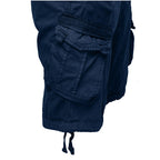 Cargoshorts för herrar från Amaci & Sons mörkblåa från sidan