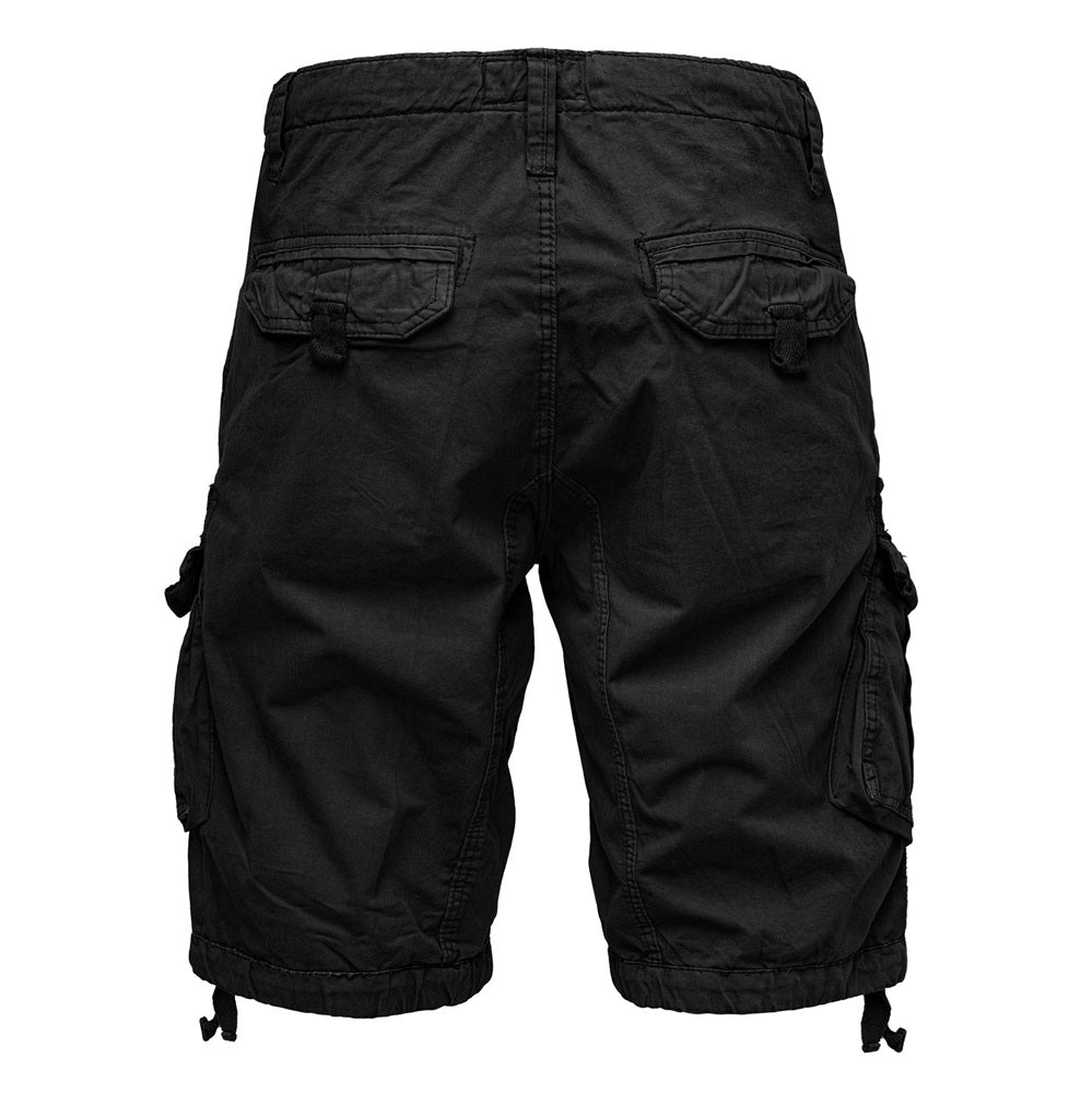 Cargoshorts för herrar från Amaci & Sons svarta bakifrån