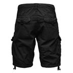 Cargoshorts för herrar från Amaci & Sons svarta bakifrån