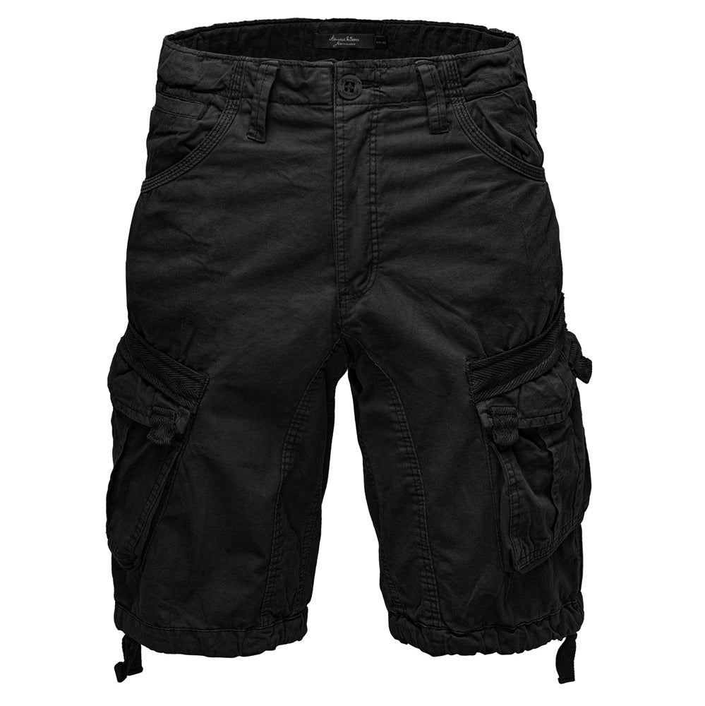 Cargoshorts för herrar från Amaci & Sons svarta