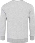 Billiga Sweatshirts basic herrtröjor ljusgrå bakifrån