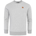 Billiga Sweatshirts basic herrtröjor ljusgrå