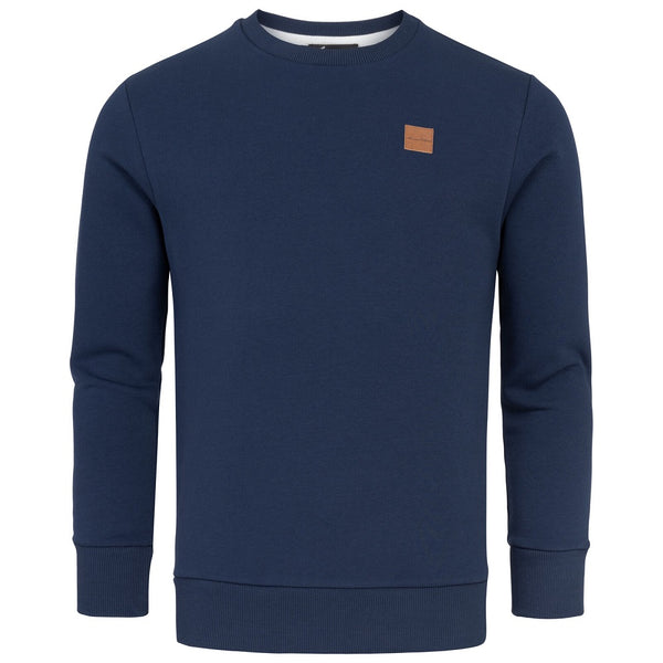 Sweatshirt Herr - långärmad mörkblå herrtröja