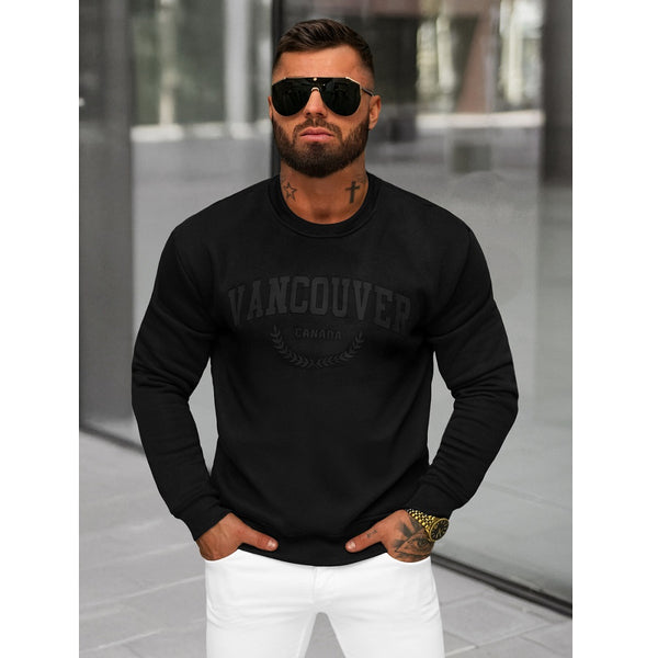 Tröja Vancouver - Helsvart Sweatshirt