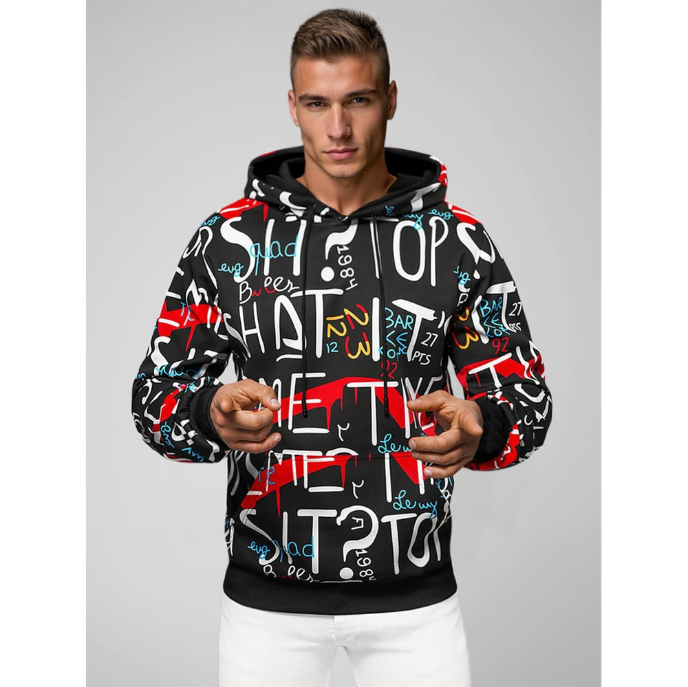 Hoodie herr - fräck huvtröja för herrar