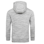 Grå Hoodie Herr - melange Huvtröja - Amaci & Sons