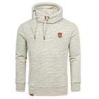 Grön Melange huvtröja herr - Hoodies