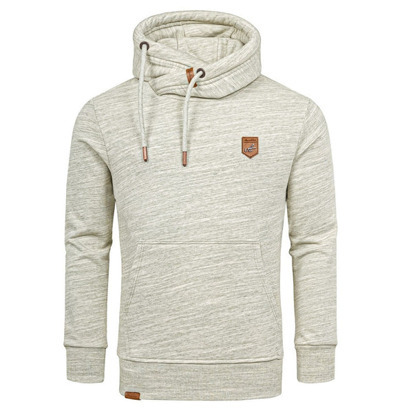 Grön Melange huvtröja herr - Hoodies
