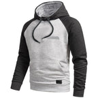Hoodie JHNsport kollektion - Ljusgrå herrtröja framifrån