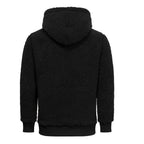 Huvtröjor Fleece - Herrtröjor - Fleecetröjor i flera färgval svart bakifrån