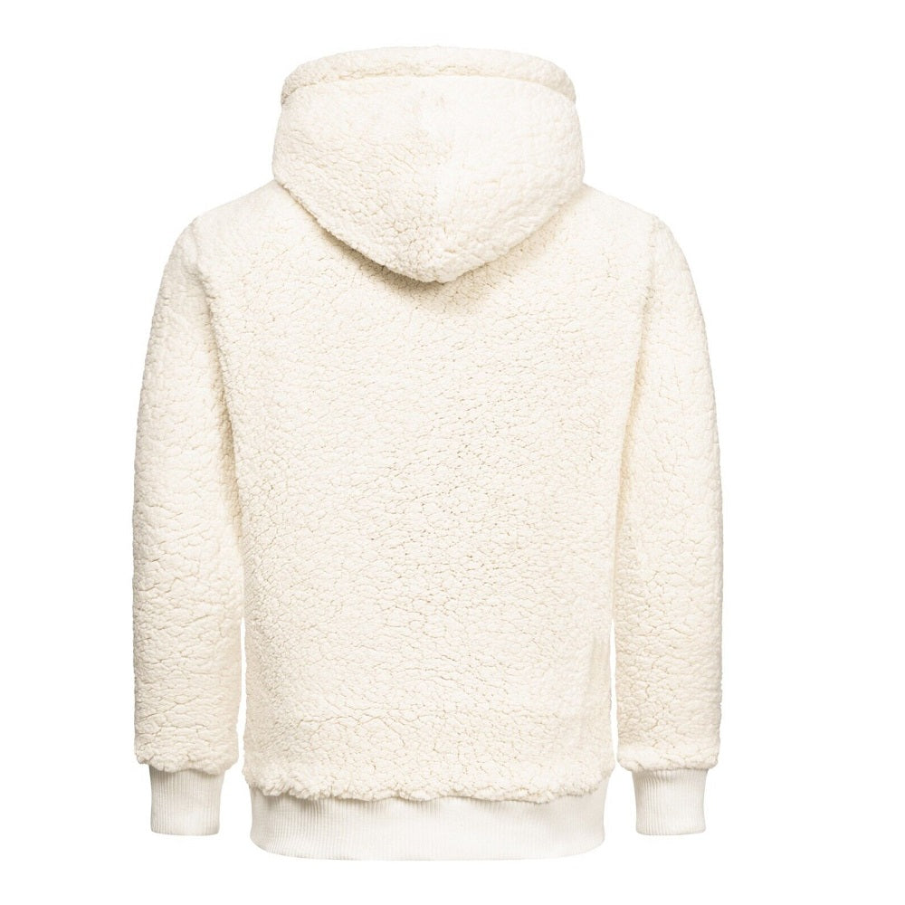 Huvtröjor Fleece - Herrtröjor - Fleecetröjor i flera färgval vit bakifrån