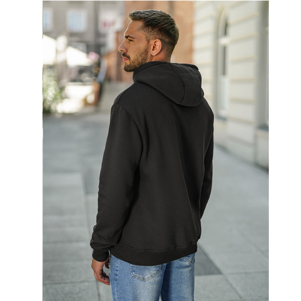 Bronx hoodie herr - Svart herrtröja bakifrån