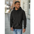 Bronx hoodie herr - Svart herrtröja framifrån