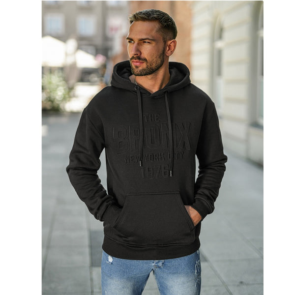 Bronx hoodie herr - Svart herrtröja
