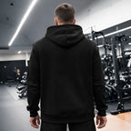 Hoodie Herr - svart herrtröja icon bakifrån