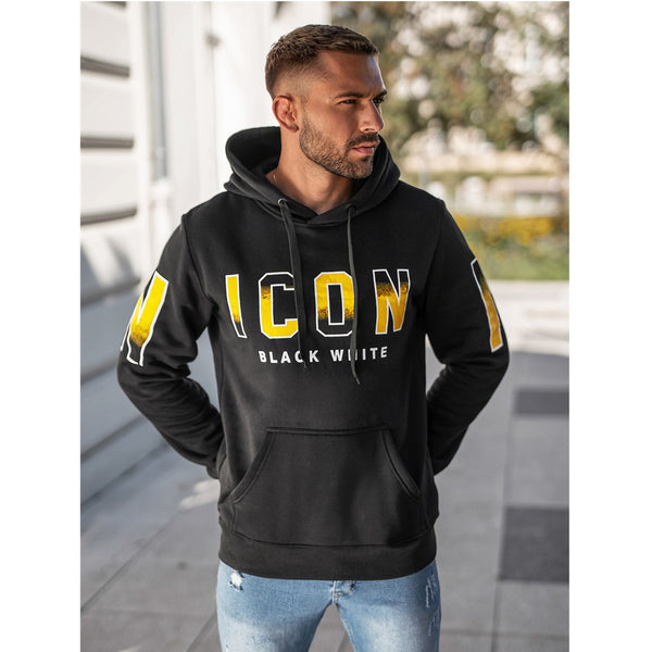 Billig herr hoodie icon - svart