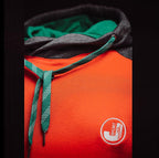 JHNsport hoodie in zoomad framifrån