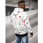 Hoodie Herr med attityd - Herrtröja med luva bakifrån