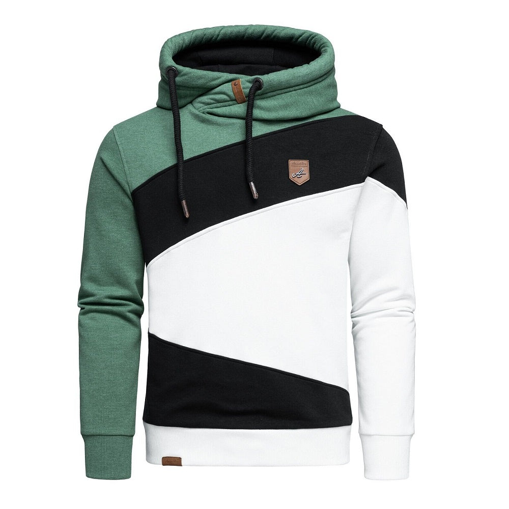 Snygg och superskön hoodie med hög hals