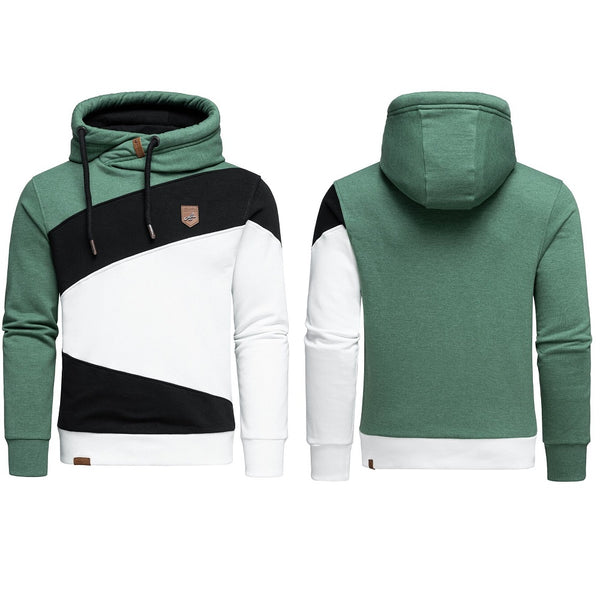 Hoodies 449 kr - Supersköna huvtröjor med hög hals - grön svart och vit