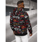 Hoodie Herr 299 kr - Graffititryck runt hela tröjan bakifrån