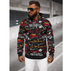 Hoodie Herr 299 kr - Graffititryck runt hela tröjan
