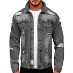 Jeansjacka denim grå