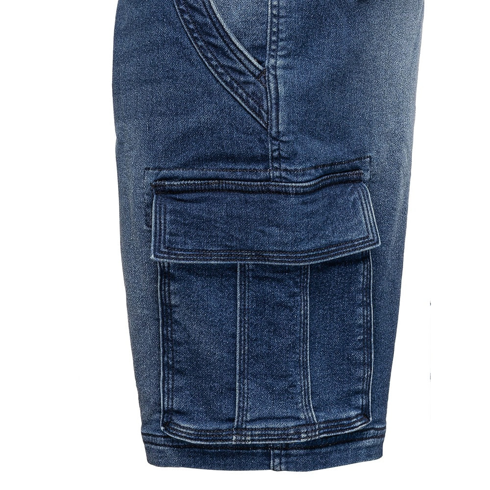 Cargojeans shorts herr från Amaci & Sons mörkblå cargofickan