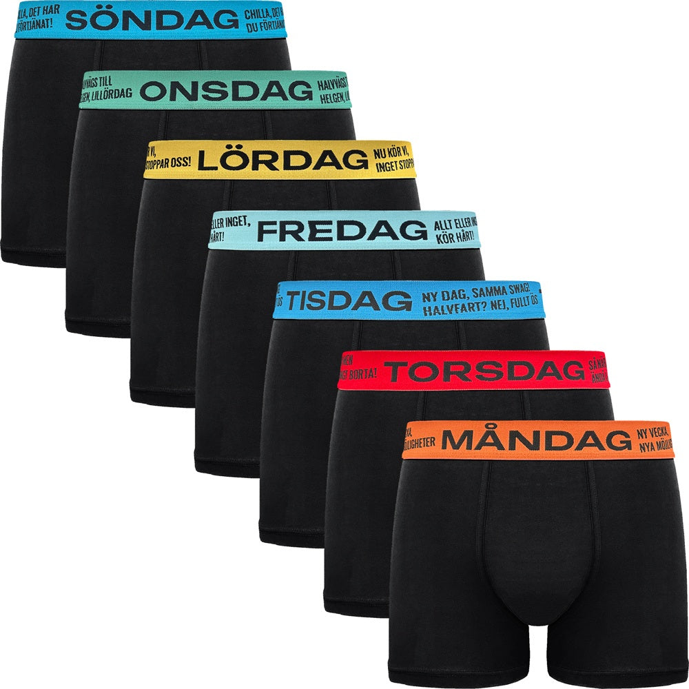 7-pack kalsonger herr med veckodagarna