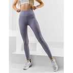 Lila damleggings - Tränings leggings framifrån