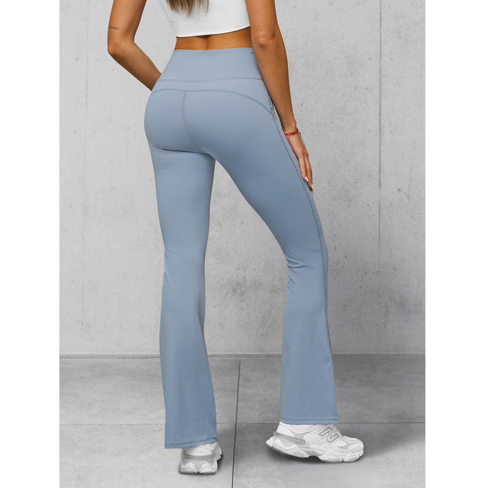 Damleggings Ljusblå - Utsvängd modell bakifrån