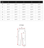 Trendiga slim fit jeans herr storlekstabell