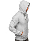 Billig hoodie ljusgrå herr 249 kr uppdragen luva