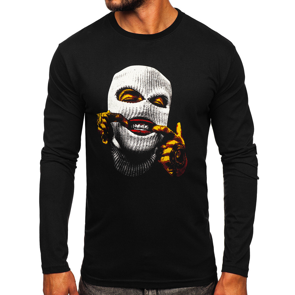 Långärmad Herrtröja - printed longsleeve