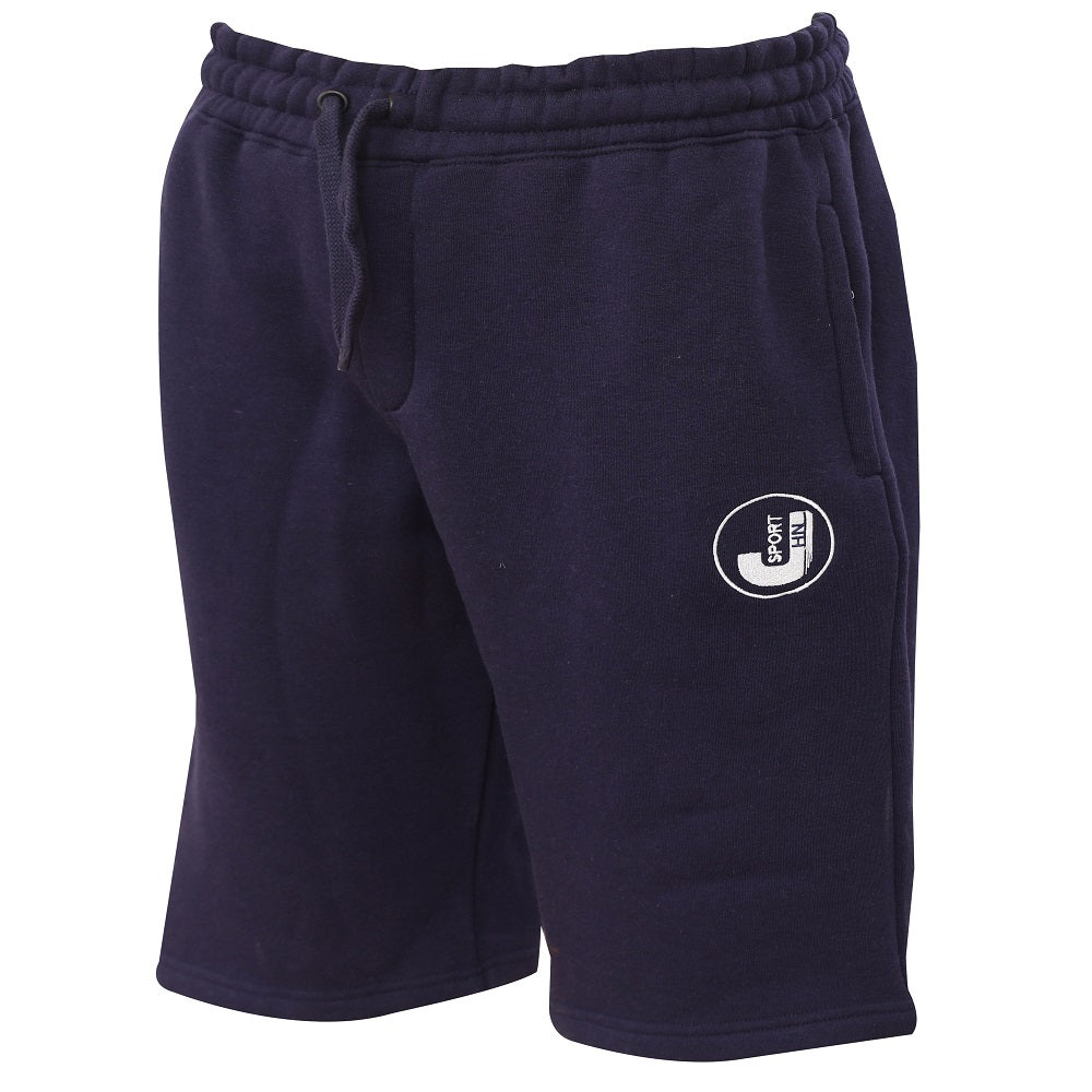 Mjukisshorts herr - JHNsport herrshorts mörkblåa från sidan