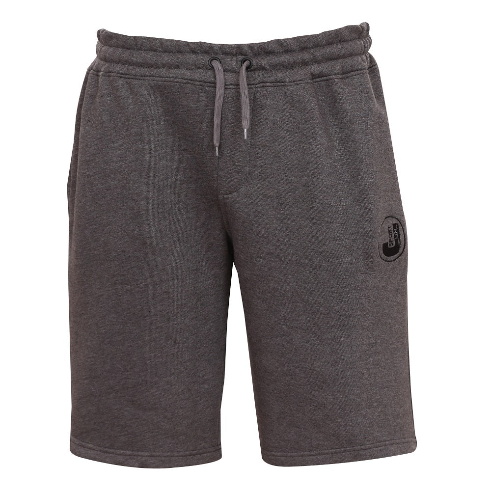 Mjukisshorts herr - JHNsport herrshorts mörkgråa framifrån