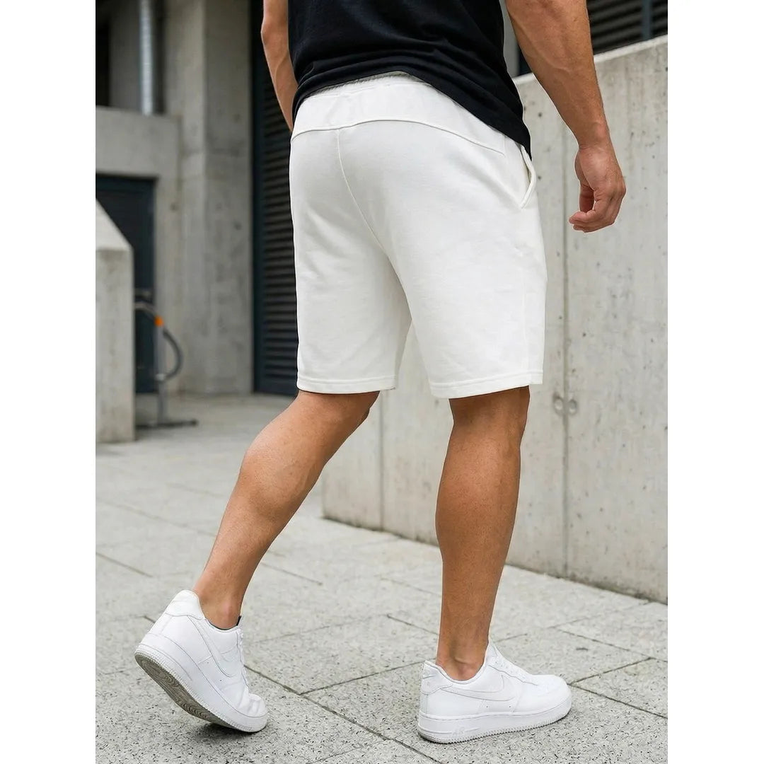Mjukisshorts i 3 olika färgval vita bakifrån