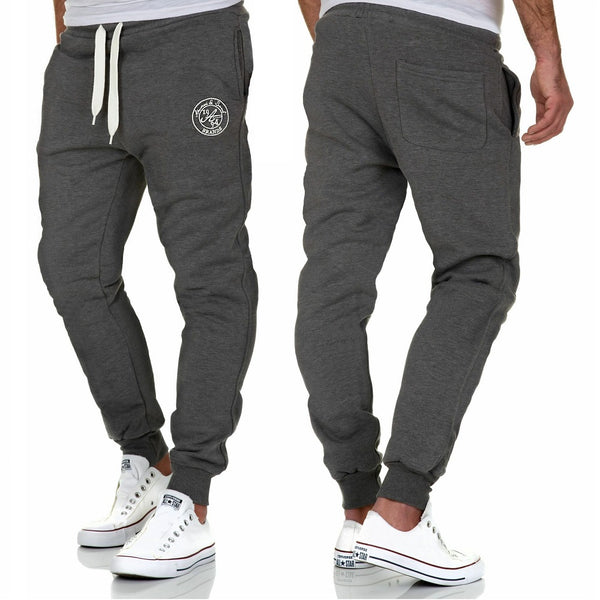 Herrbyxor mjukisbyxor mörkgråa