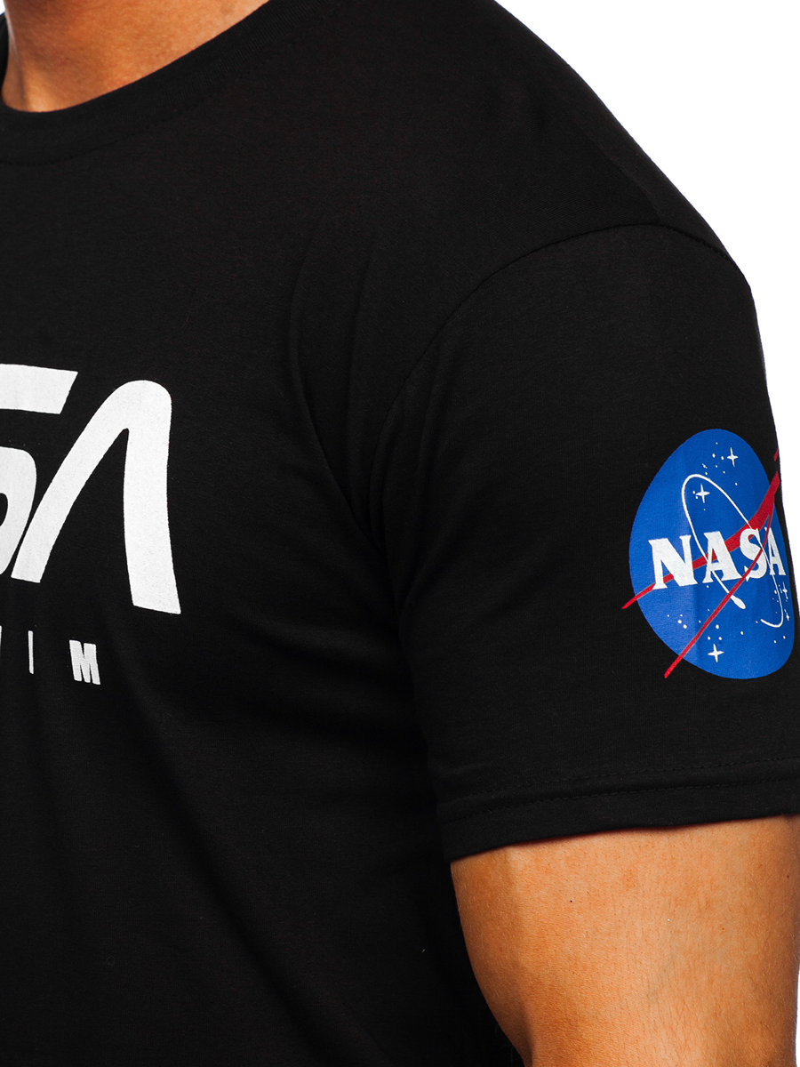 Svart T-Shirt printed NASA
