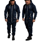 Navyblå onesie med luva 499 kr - Gosig jumpsuit