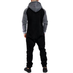 Supersköna onesies med luva - Unisex Jumpsuits - svart bakifrån