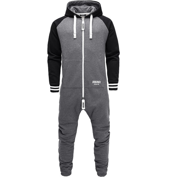 Supersköna onesies med luva - Unisex Jumpsuits - grå