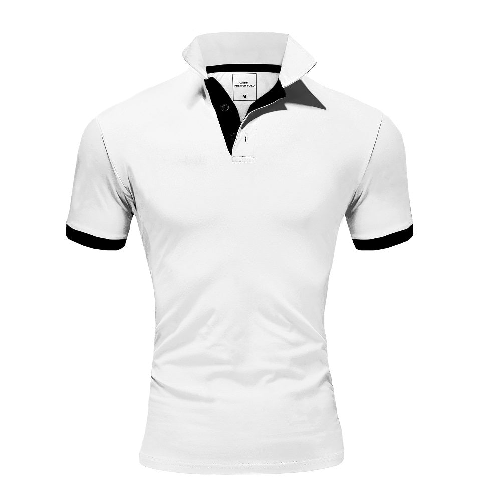 Vit piketröja från Amaci & Sons