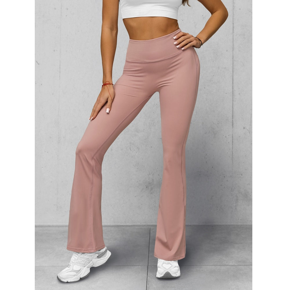Utsvängda Damleggings - Puderfärgade