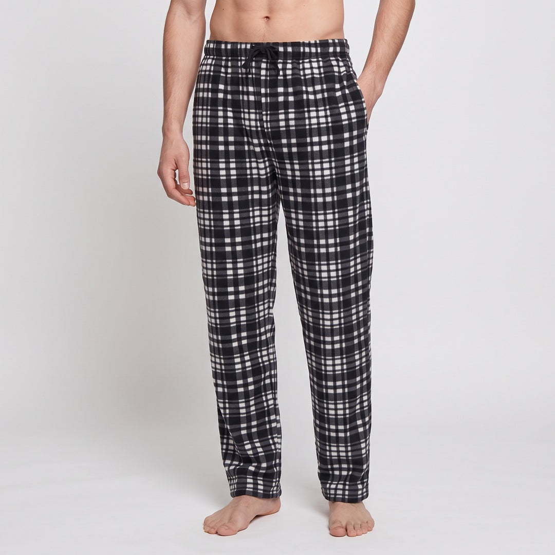 Pyjamasbyxor herr med resårmidja och justerbar dragsko