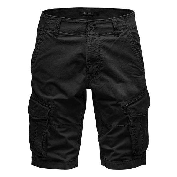 Cargoshorts Herr från Amaci & Sons i 5 färgval - svarta