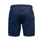 Mörkblå mjukisshorts från Amaci & Sons bakifrån